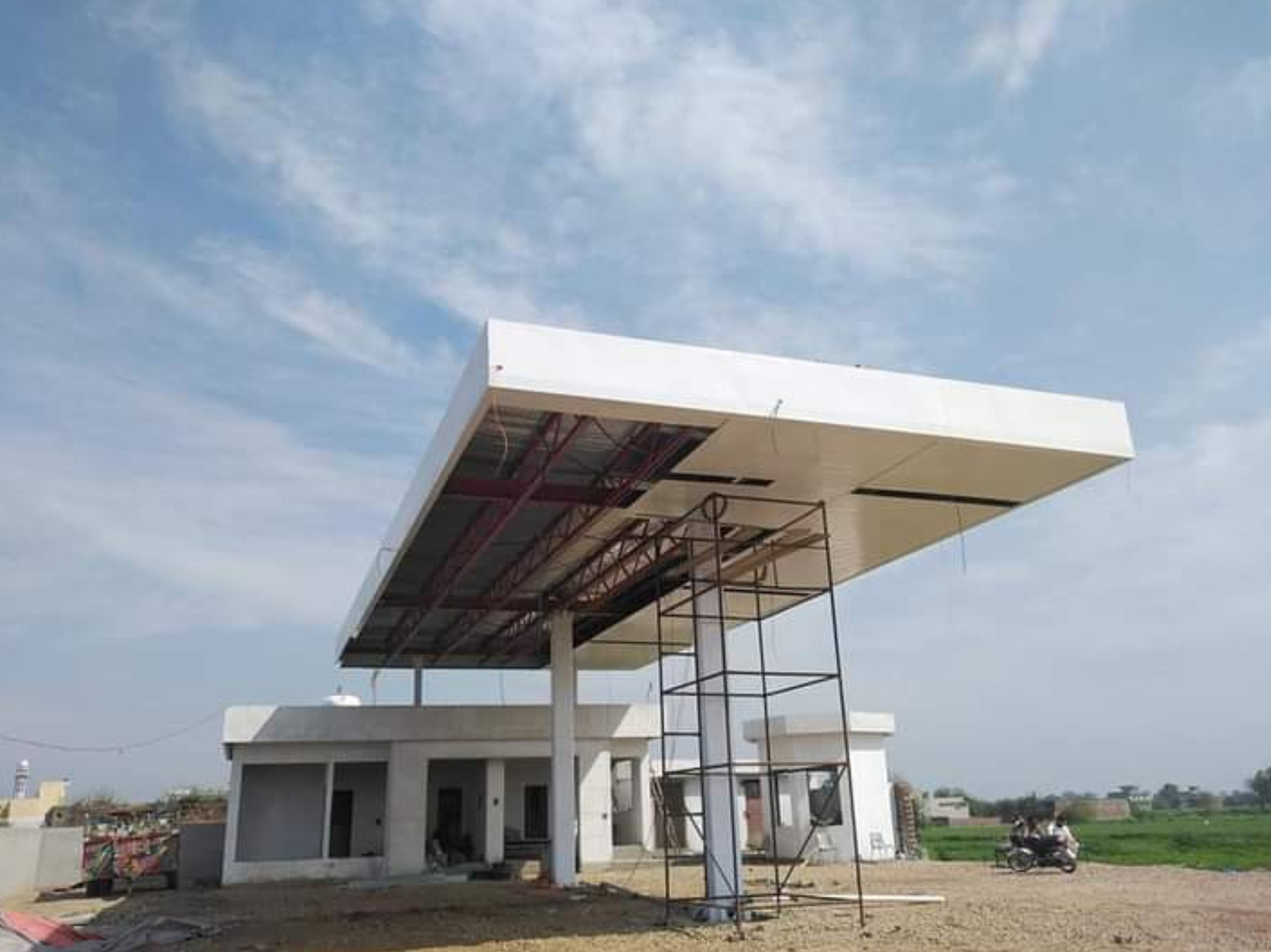 GO PETROLEUM 2 CANOPY SHEDS IN OKARA